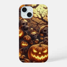 Árbol espeluznante de Halloween murciélagos calave