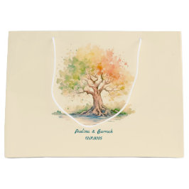 árbol futurista gran bolsa de regalo