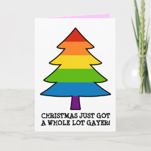 Árbol gay de Navidad del arco iris