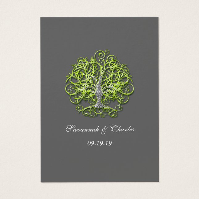 Árbol giratorio de cal y gris (Frente)