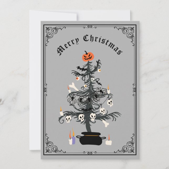 Árbol gótico de navidad (Anverso)