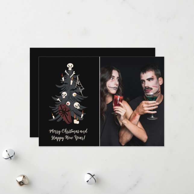 Árbol gótico de Navidad Una foto (Anverso/Reverso In Situ)