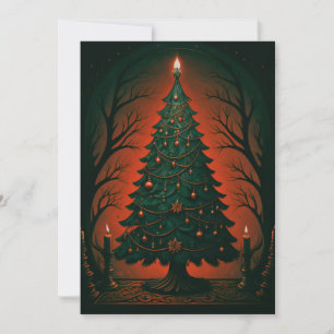 Árbol gótico oscuro de navidad