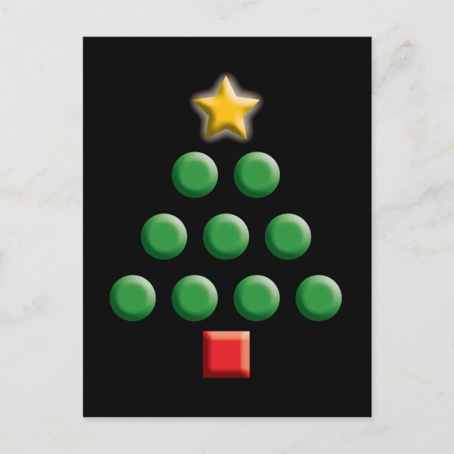 Árbol gráfico de Navidad (Anverso)