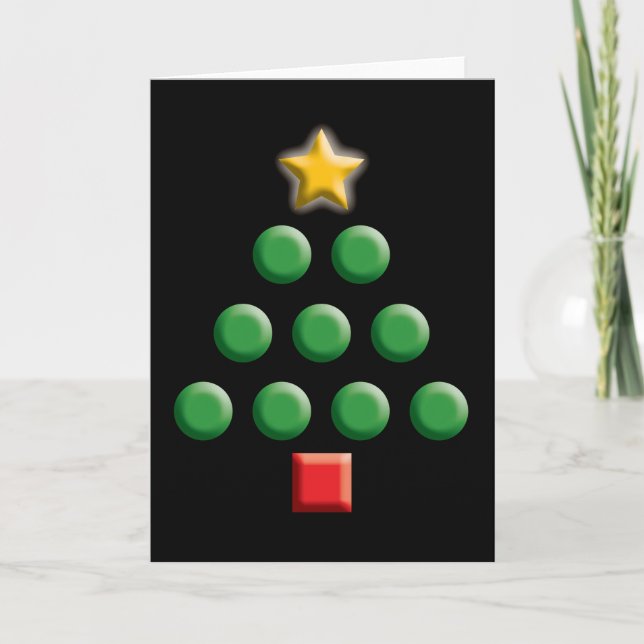 Árbol gráfico de Navidad (Anverso)