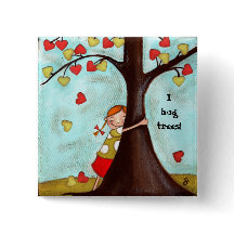 Árbol Hugger - botón