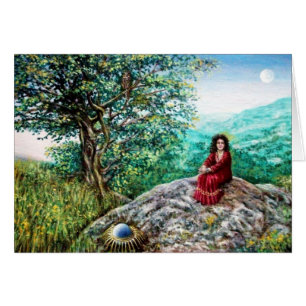 ÁRBOL MÁGICO / Amanecer en Bosque Verde y Dama en