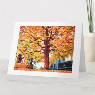 ÁRBOL MAJESTUOSO EN HIGH STREET tarjeta