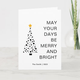 Árbol Minimalista moderno de Navidad simple