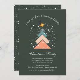 Árbol moderno de Navidad de nieve de moda