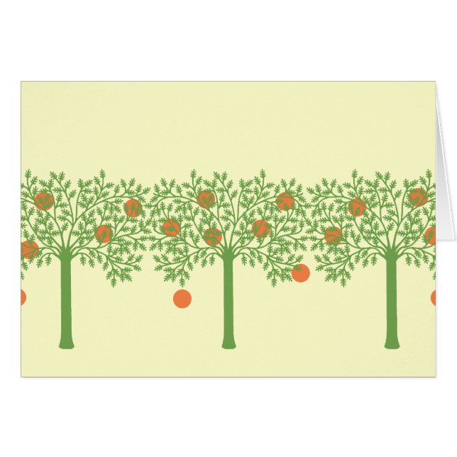 Árbol Naranja estilizado (Anverso (Horizontal))