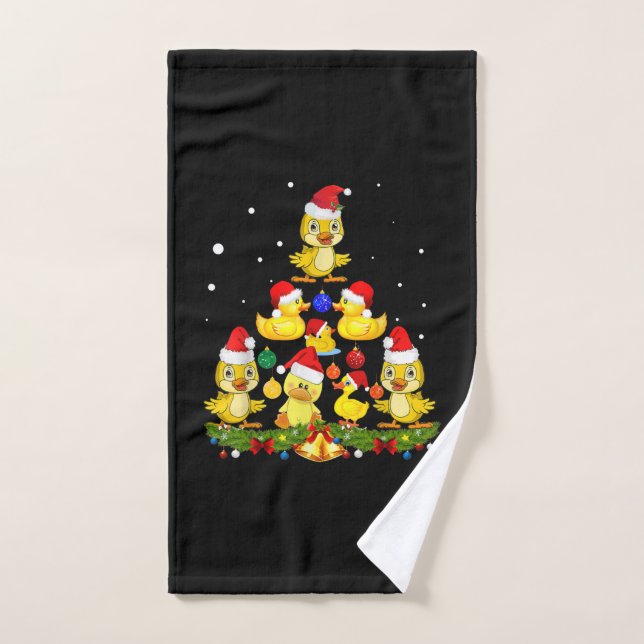Árbol navideño (Toalla de mano)