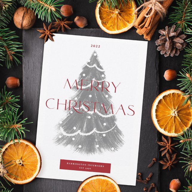 Árbol navideño corporativo Feliz Navidad (Subido por el creador)