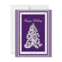 Árbol navideño feliz de vacaciones con plantilla d