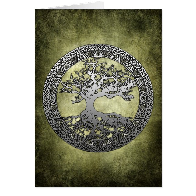 Árbol plateado de la vida (Frente)
