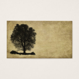 Árbol rígido solitario artístico