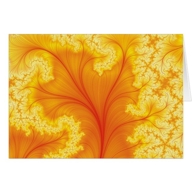 Árbol rojo del fractal (Anverso (Horizontal))