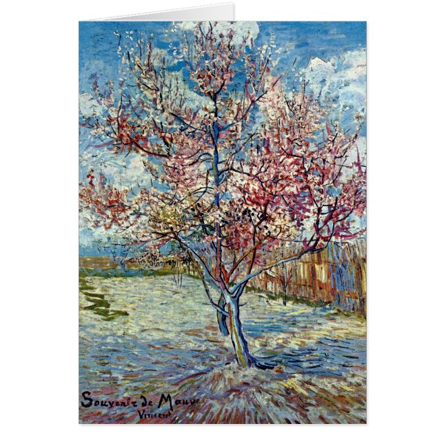Árbol rosa (F394) Bella Artes Van Gogh (Frente)