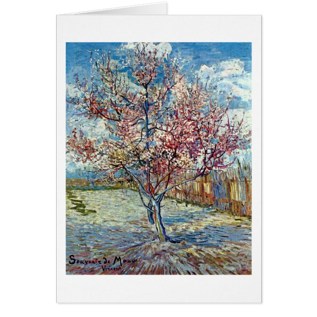 Árbol rosa (F394) Bella Artes Van Gogh (Frente)