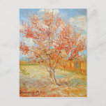 Árbol rosa Van Gogh en postal floreciente<br><div class="desc">Árbol rosa Van Gogh en postal Blossom. Óleo sobre lienzo de 1888. El Peach Tree in Blossom forma parte de la serie Orchards floridos inspirada en los árboles frutales florecientes de Arles France y es una de las pinturas paisajísticas más populares de van Gogh. Van Gogh apreciaba florecer árboles frutales...</div>