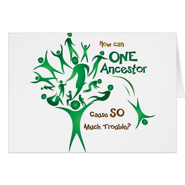 Árbol Un Ancestro (Anverso (Horizontal))