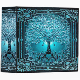 Árbol Verde azulado azul de vida antigua luz inter