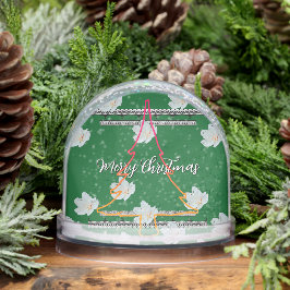 Árbol Verde Feliz Navidad