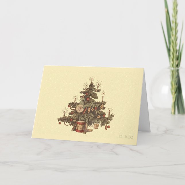 Árbol vintage de Navidad (Anverso)