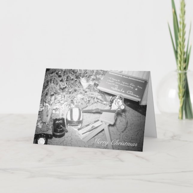 Árbol vintage de Navidad con juguetes (Anverso)