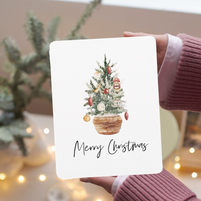 Árbol vintage de Navidad | Feliz Navidad (Subido por el creador)