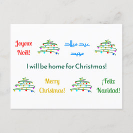 Árbol y navidad de mora diversa y colorida persona