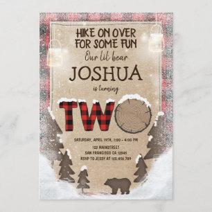 Arbolado de la invitación del cumpleaños del