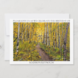 Árboles ápicos en el cumpleaños del bosque