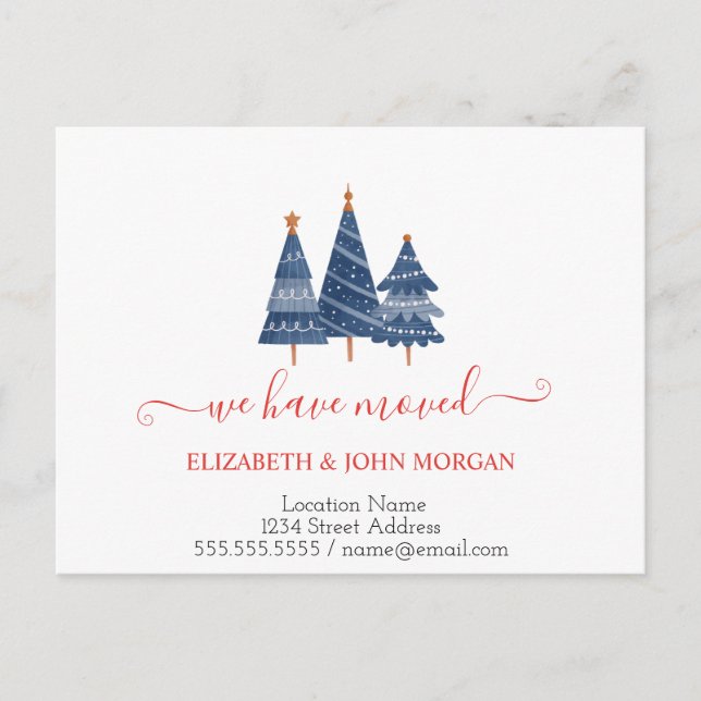 Árboles BluePine que hemos movido Invitación (Anverso)