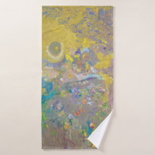 Árboles con fondo amarillo, Redon