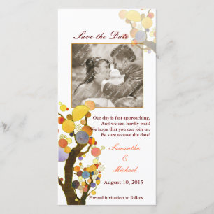 Árboles de amor: Ahorre las tarjetas de la foto de