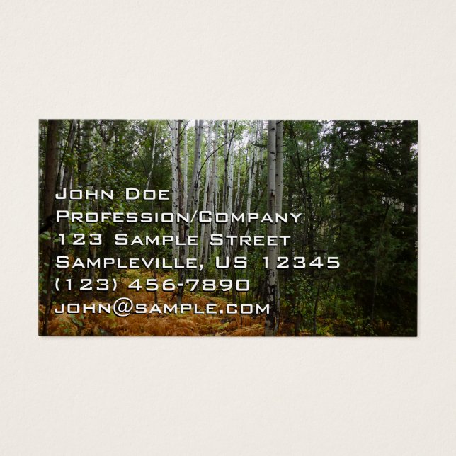 Árboles de aves blancas y caídas en montaña rocosa (Frente)