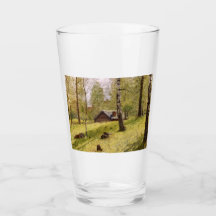 Árboles de aves en el campo sueco (Jansson)