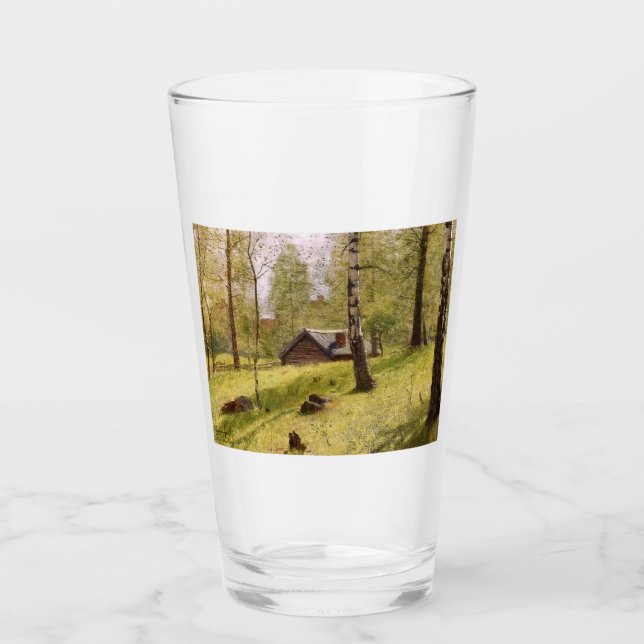 Árboles de aves en el campo sueco (Jansson) (Anverso)