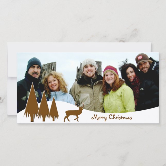 Árboles de chocolate y navidad de fería de ciervo (Anverso)