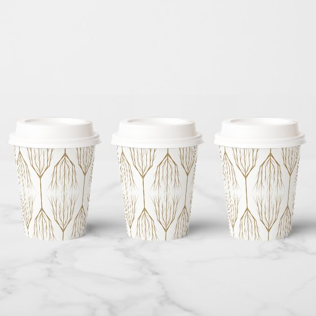 Árboles de invierno de 8 onzas. Vasos de Papel (Multi)
