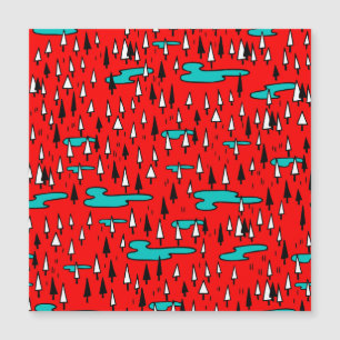 Árboles de mano libre: patrón de Navidades escandi