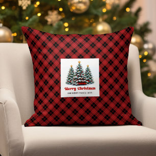 Árboles de Navidad Acogedores Almohada Personaliza