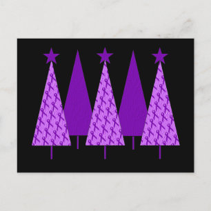 Árboles de Navidad - Alzheimers Cinta púrpura