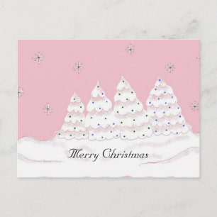 Árboles de Navidad blancos soñadores