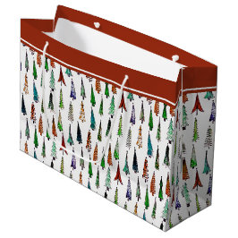 Árboles de Navidad bolsa de regalo grande