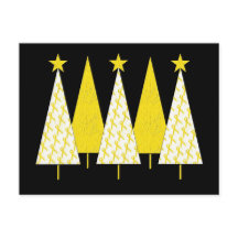 Árboles de Navidad - Cinta amarilla
