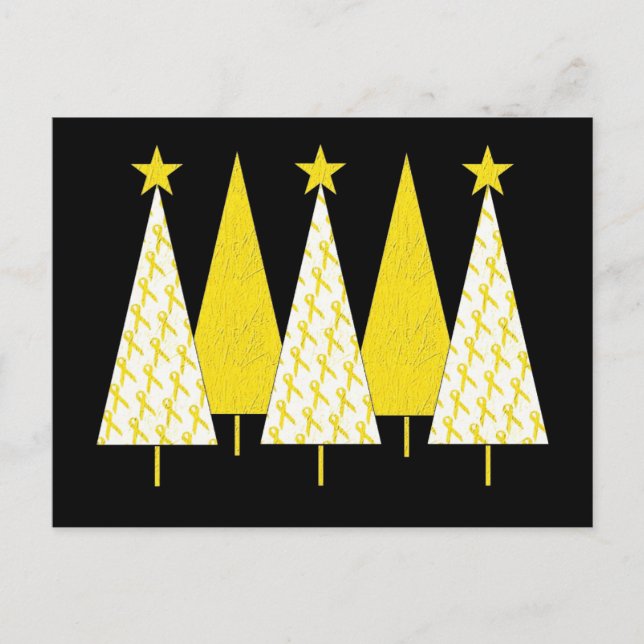 Árboles de Navidad - Cinta amarilla (Anverso)