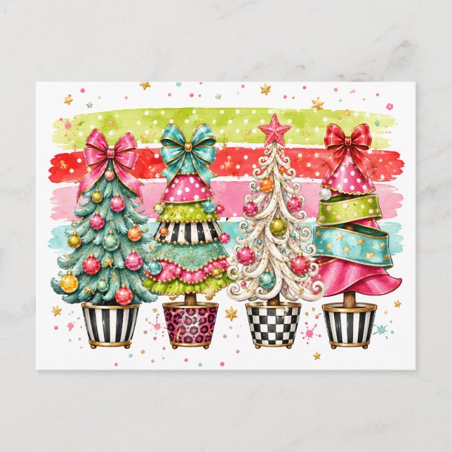 Árboles de Navidad Coquette  (Anverso)