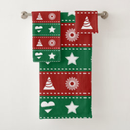 Árboles de Navidad, coronas, corazones y estrellas